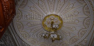 trần vòm thạch cao cổ điển