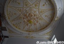 trần vòm thạch cao cổ điển