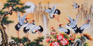 Ý nghĩa sâu sắc của hình tượng chim hạc trong hội họa truyền thống